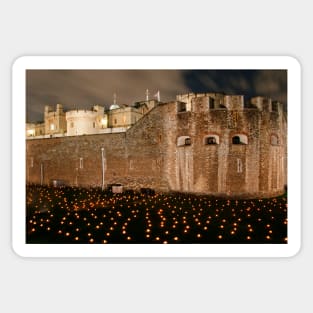 Tower of London Beyond The Deepening Shadow Sticker